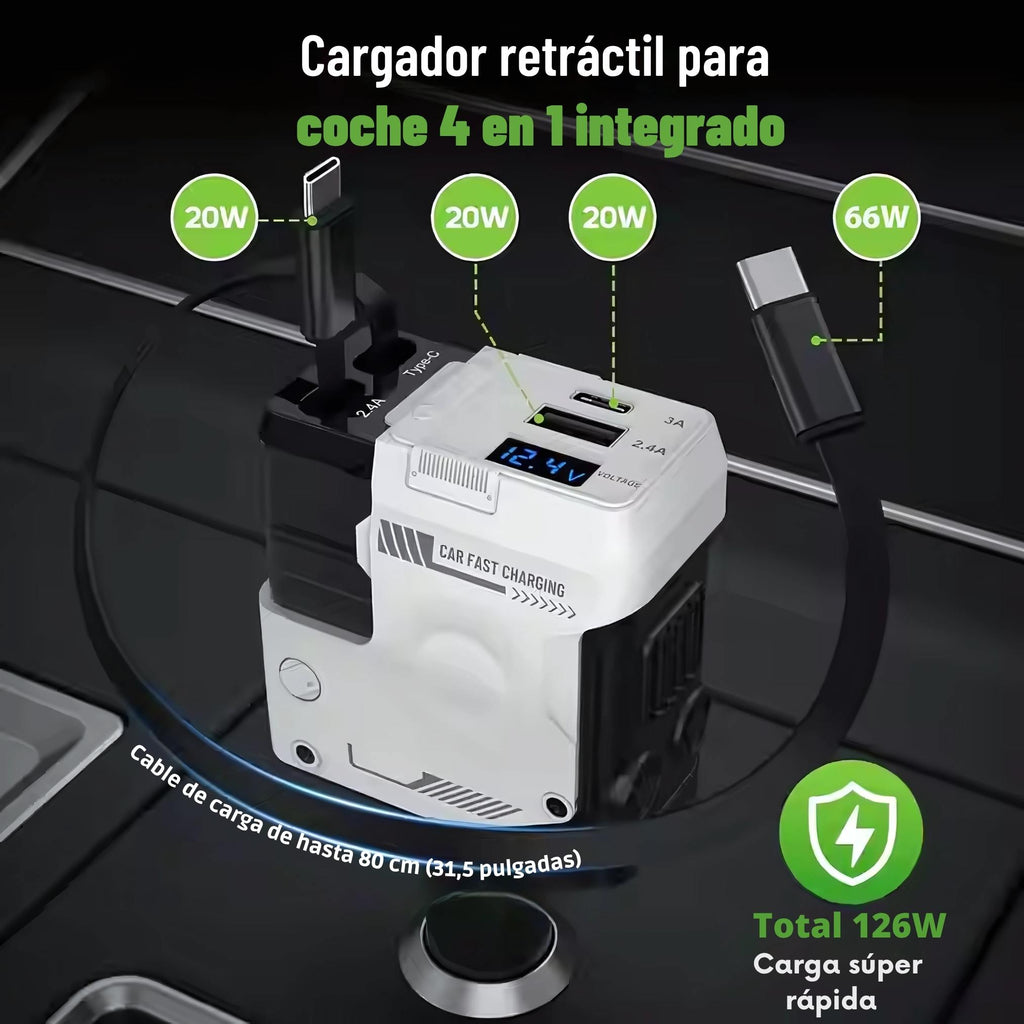cargador  para celular de  carro