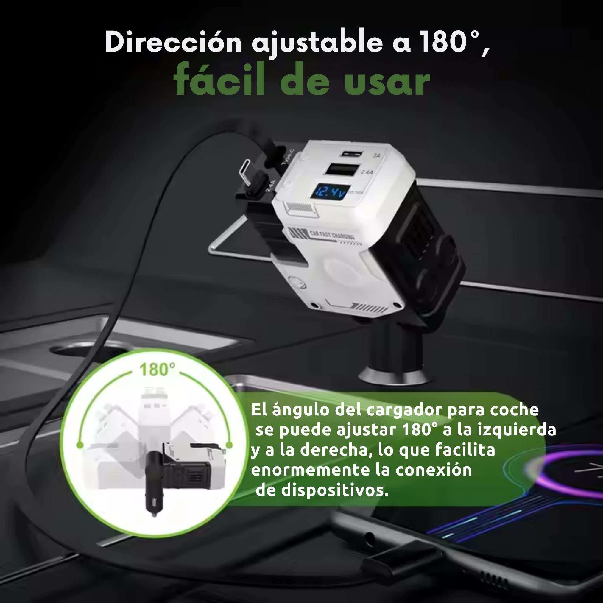 cargador  para celular de  carro