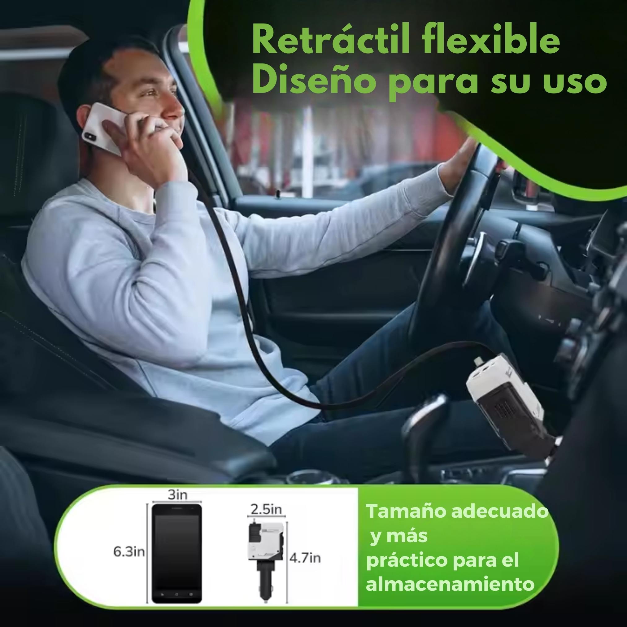 cargador  para celular de  carro
